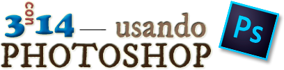 usando photoshop logo