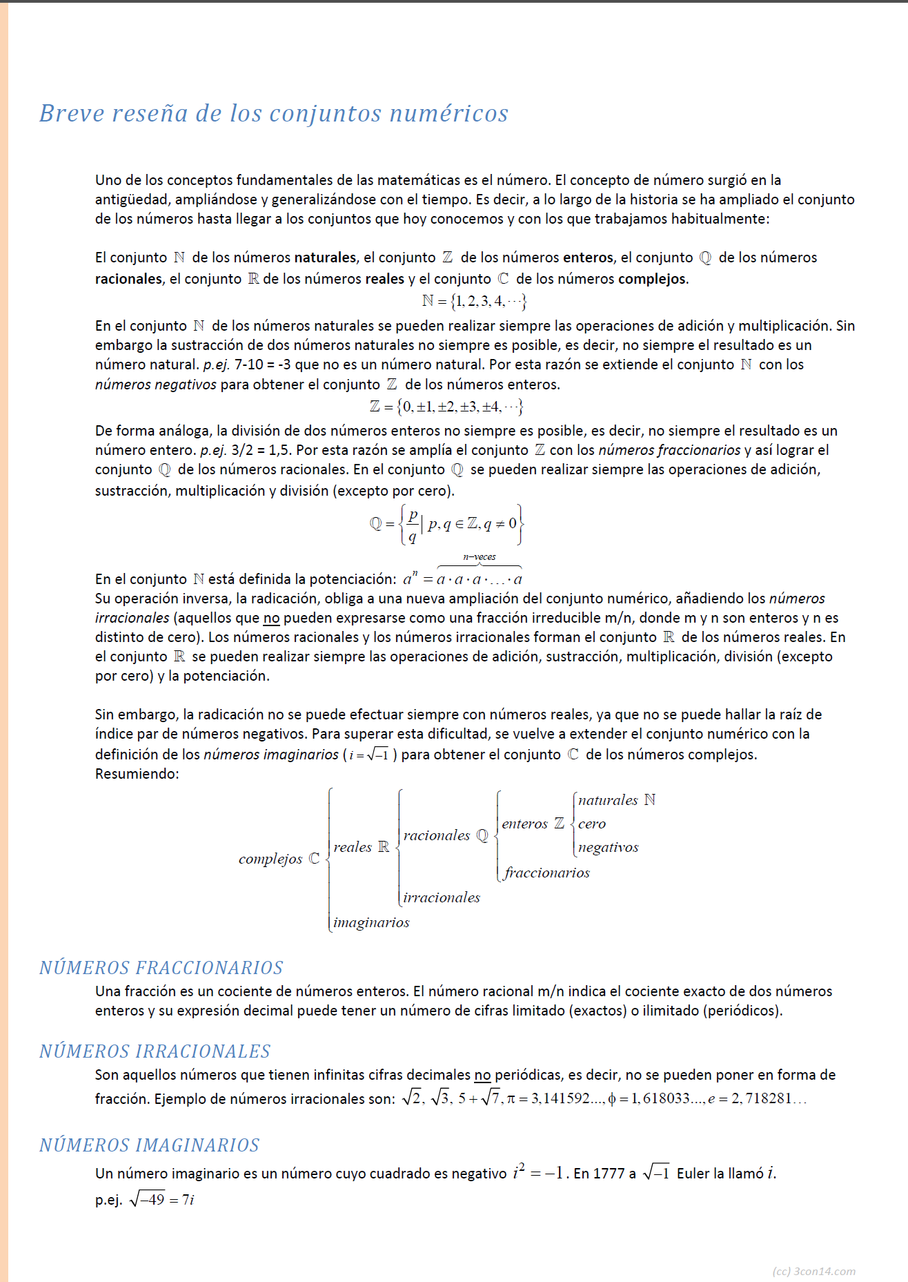 qrc conjuntos numericos