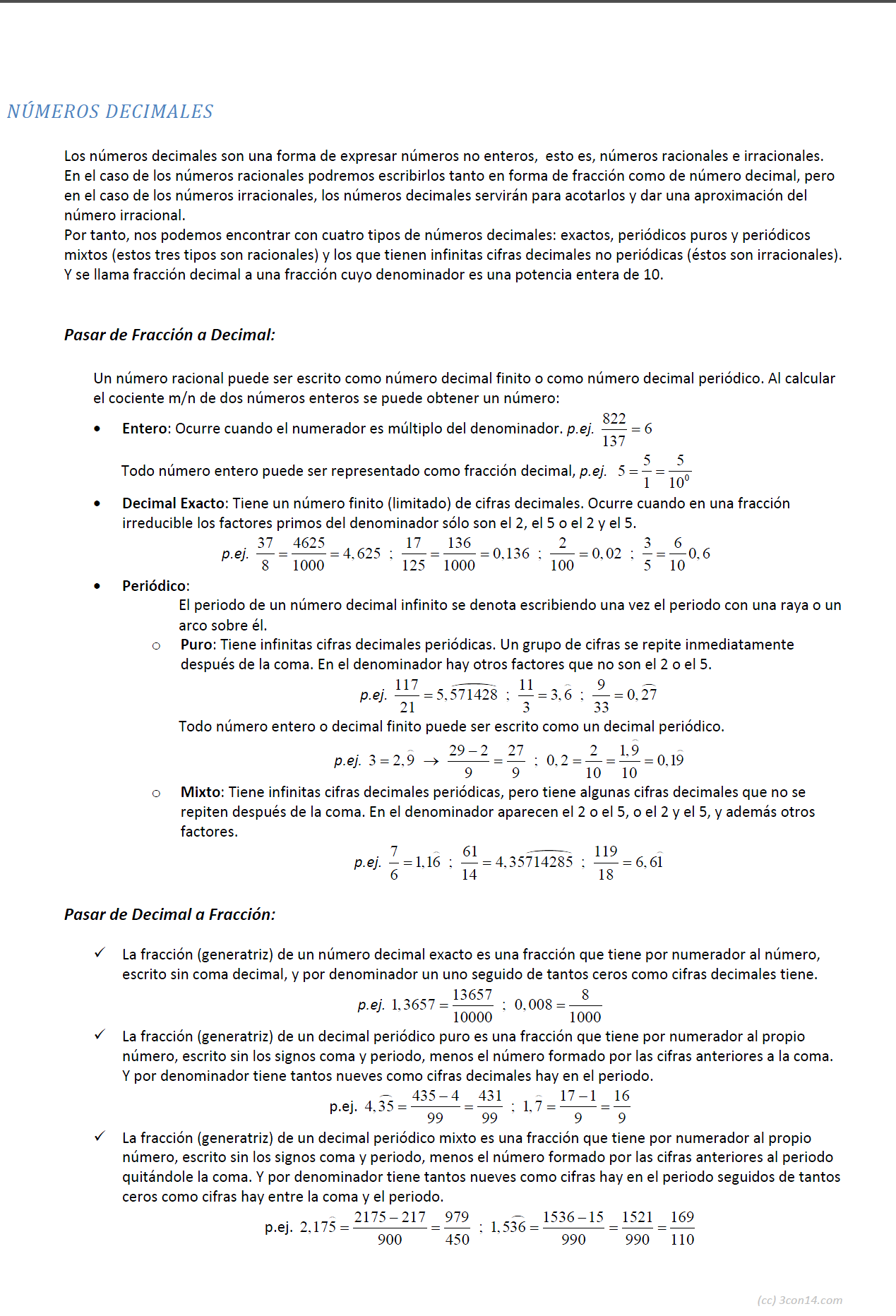 qrc numeros decimales