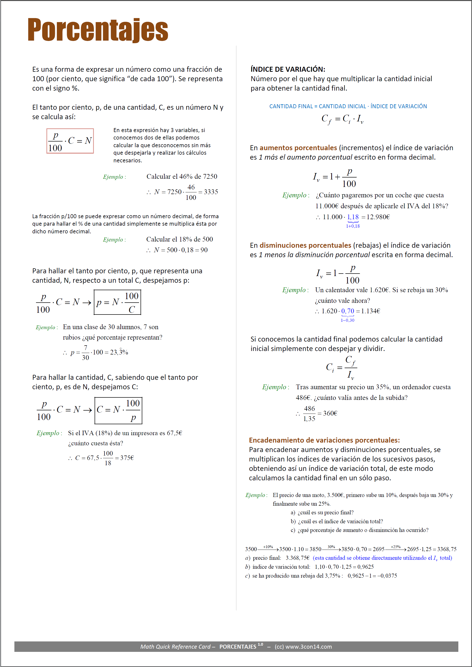 qrc porcentajes
